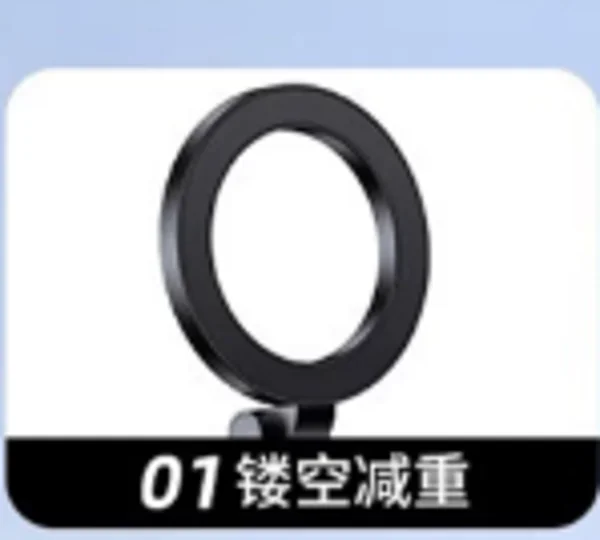 Close-up of the neck phone holder ring