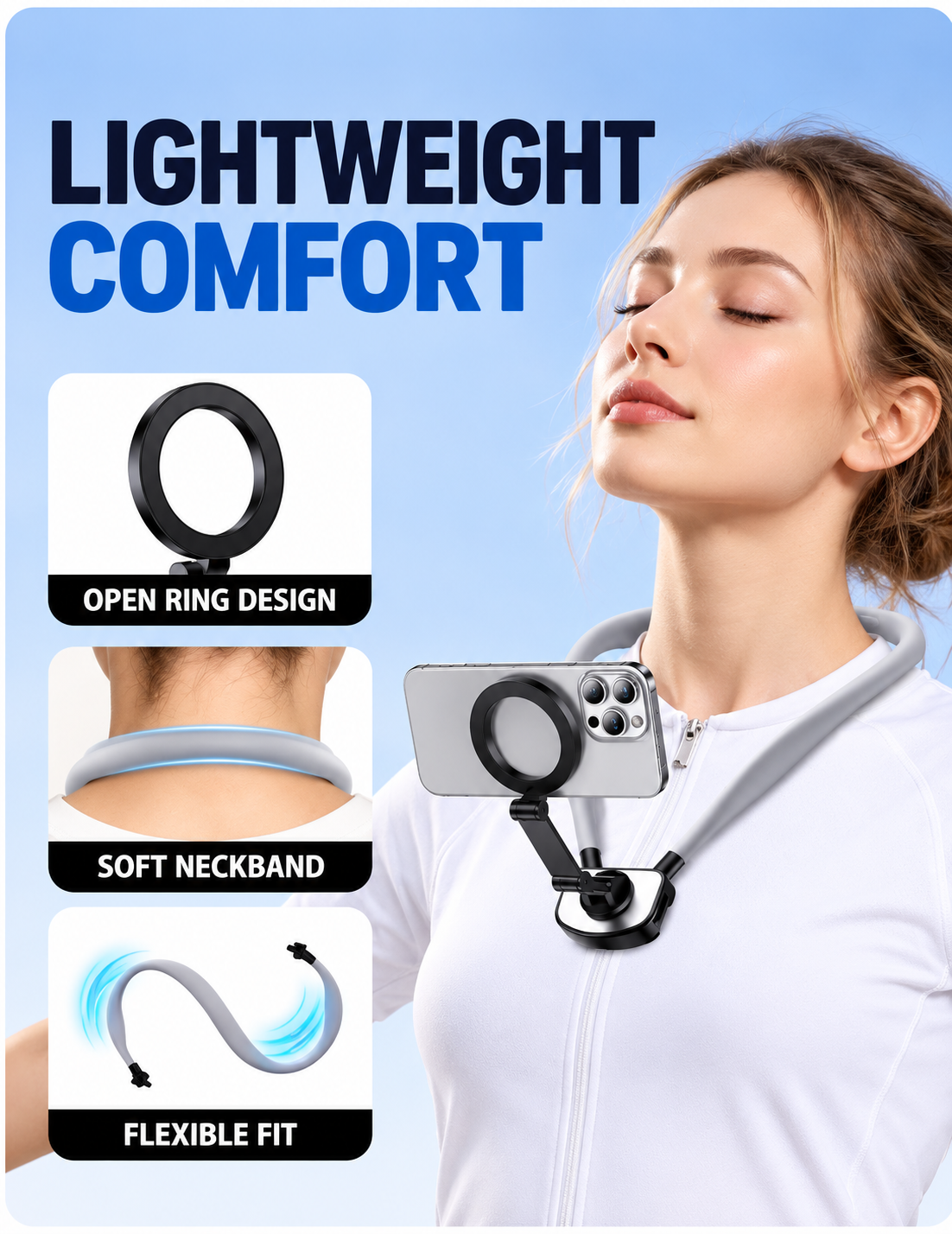 Illustration of wearable neckband